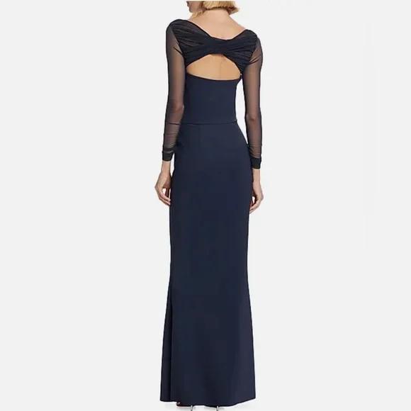 Chiara Boni La Petit Robe Blue Notte Gown NWT Size 52 (US size 16) - Picture 4 of 4